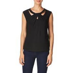 Always Indigo Black Sleeveless Top. Size Medium